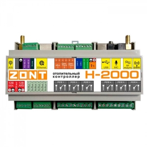 Универсальный контроллер для систем отопления ZONT H-2000